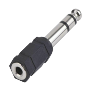 Adaptador de audio 3.5mm hembra a 6.3mm macho (Audio estereo)