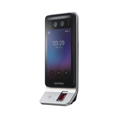 Lector Multi-tecnologia con detector de cubrebocas- Reconocimiento Facial, Huella, Tarjeta Móvil y lector de RFID(125kHz EM & 13.56 Mhz MIFARE) Compatible con BioStar2 - Image 2