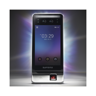 Lector Multi-tecnologia con detector de cubrebocas- Reconocimiento Facial, Huella, Tarjeta Móvil y lector de RFID(125kHz EM & 13.56 Mhz MIFARE) Compatible con BioStar2 - Image 4