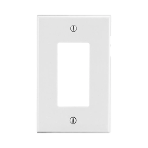 Tapa para Contacto Rectangular Color Blanco.