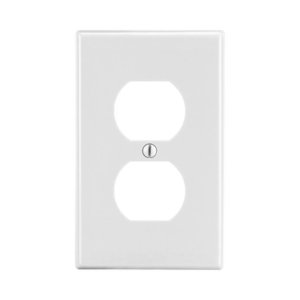 Tapa para Contacto Dúplex Color Blanco.