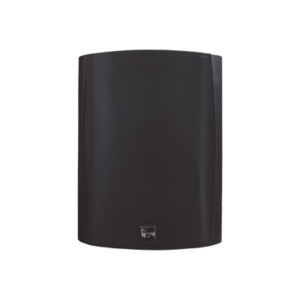 Altavoz de 2 vías para exteriores de 70V / 100V, woofer de 6.5 in, tweeter de cúpula suave de seda de 1in, negro.