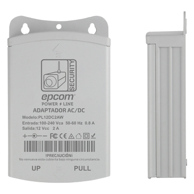 Fuente de Poder para Exterior / 12 Vcc / 2 Amp / 1 Salida / Voltaje de Entrada de 100 - 240 VCA