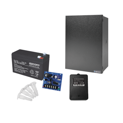 Kit de fuente de poder ALTRONIX ( SMP3 ) , con salida de 12 Vcc a 2.5 A, incluye transformador y batería de 7 Ah