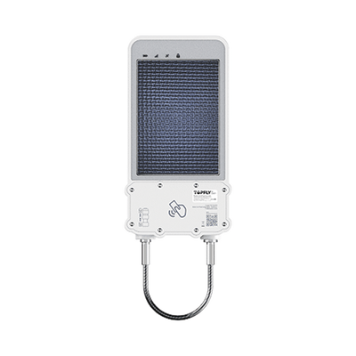 Rastreador satelital 4G LTE con carga solar / ideal para vehiculos de transporte, remolques, contenedores