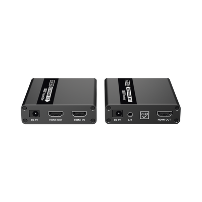 Kit extensor KVM (HDMI y USB) | 40m 4k@30Hz 40m | 1080P@60Hz | Cat 6, 6a y 7 | CERO LATENCIA | HDR | Salida Loop | Uso 24/7 | Salida de audio de 3.5mm | Transmite el Video y Controla tu DVR vía USB a distancia. - Image 4