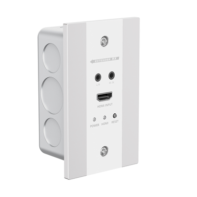 Kit Extensor HDMI en PLACAS DE PARED para distancias de 70 metros / Resolución 4K@60Hz / Cat 6/6A/ 7 / HDR/ IPCOLOR/ Cero Latencia / Soporta Control Remoto / Placa de pared de 2.74 x 4.49” (tamaño estándar de EE.UU.) - Image 5