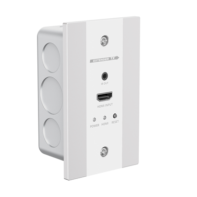 Kit Extensor HDMI en PLACAS DE PARED para distancias de 70 metros / Resolución 4K@60Hz / Cat 6/6A/ 7 / HDR/ IPCOLOR/ Cero Latencia / Soporta Control Remoto / Placa de pared de 2.74 x 4.49” (tamaño estándar de EE.UU.) - Image 3