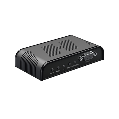 Convertidor de S-VIDEO, BNC (CVBS), VGA a VGA / Resolución 1080P @60Hz / Soporta ajuste de Brillo, contraste, saturación de color / Alimentacion incluida. - Image 4