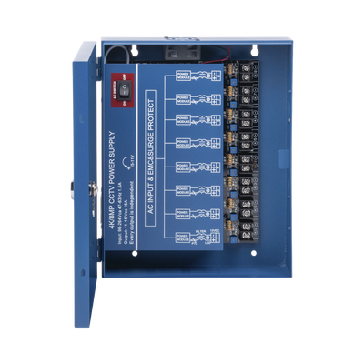 Fuente de Poder Profesional HEAVY DUTY @ 16 Amperes / 8 Canales / Hasta 2A por Salida / Ajuste independiente de 11 a 15 Vcc por Salida / Protección Contra Sobrecargas / Filtro de Ruido Especial para Cámaras 4K. - Image 7