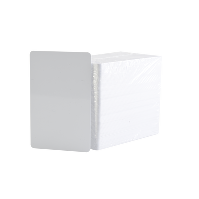 Paquete de 500 Tarjetas UltraCard 10 mil Adhesivas Imprimibles por un sólo lado / Para pegar sobre tarjetas/ CR79