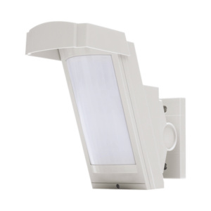 Detector de Movimiento / 100% Exterior /  Cableado / Hasta 12 metros a 85&deg; de cobertura/ Instalación a 3 metros / Compatible con cualquier panel de alarma