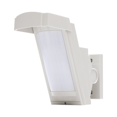 Detector de Movimiento / 100% Exterior / Cableado / Hasta 12 metros a 85° de cobertura/ Instalación a 3 metros / Compatible con cualquier panel de alarma