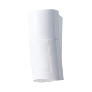 Detector de Movimiento Pasivo / Altura de montaje 0.8m a 2.7 m  ajustable / Estándar Cableado / 100% Exterior / Compatible con cualquier panel de alarma