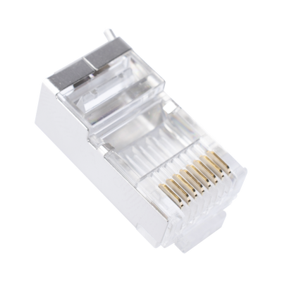 Bote con 100 Piezas de Plug Modular RJ45 Cat6 blindado con pin de tierra, chapado de oro a 30 micras para durabilidad extrema - Image 5