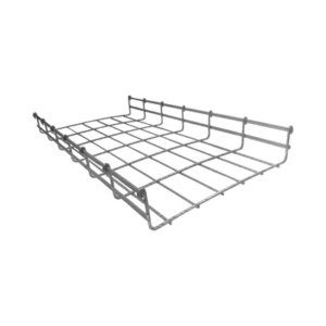 Charola tipo Malla 54/300 mm BIMETÁLICA para Instalación en Exterior o Interior, Extrema Resistencia y Durabilidad. Hasta 258 cables Cat6 (Tramo de 3 metros)