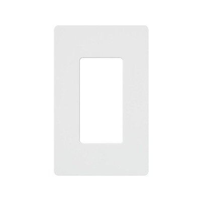Placa de pared 1 espacio, para atenuador (dimmer), switch ó control remoto inalámbrico LUTRON.
