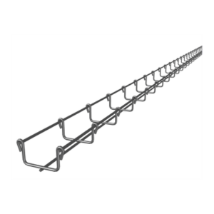 Charola Tipo Malla 33/50 mm, Acabado Electro Zinc, Hasta 26 Cables Cat6, Tramo de 3 Metros