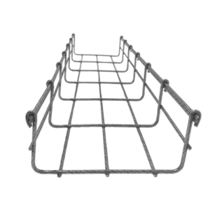 Charola tipo malla 66/150 mm BIMETĆLICA para Instalación en Exterior o Interior, Extrema Resistencia y Durabilidad. Hasta 157 cables Cat6 (Tramo de 3 metros)
