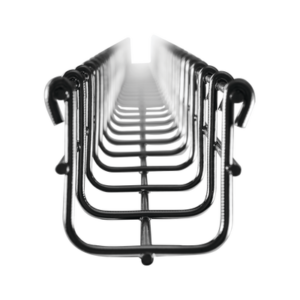 Charola versión light MallaFils 54/50 mm, con acabado Electro Zinc, tramo 3 m