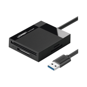Lector de Tarjetas USB-A 3.0  a CompactFlash (CF)/ MemoryStick (MS)/ TransFlash (TF)/ SecureDigital (SD) | 4 en 1 | 5Gbps | Hasta 2TB | Soporta Windows/Mac OS/Linux/Android | Lectura de tarjetas simultánea | Cable de 15cm.