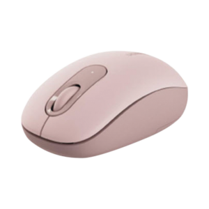 Mouse Inalámbrico 2.4G 800/1200/1600/2400 DPI / Función de 3 botones / Alcance 10m / Silencioso / Ergonómico / Anti-caída y Anti-interferencias / Color Dusty Pink / Batería Alcalina AA (incluida).