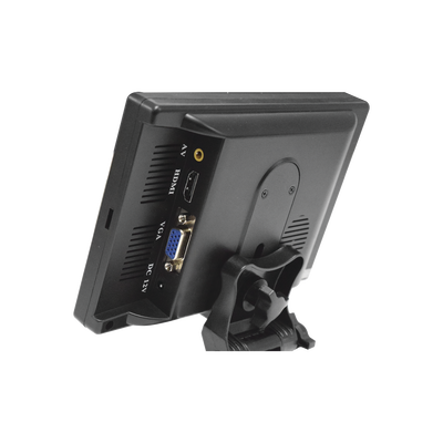 Monitor 7" TFT-LCD ideal para colocar en vehículos o DVR/NVR. Entradas de video HDMI, VGA y RCA (CVBS) - Image 2