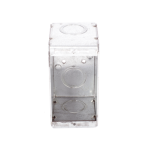 Caja Multigang de 1 Gang/ Profundidad de 2-1/2"/ 8 TKO (1/2" y 3/4").