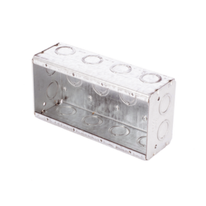 Caja Multigang de 4 Gangs,/ Profundidad de 2-1/2"/ 16 TKO (1/2"- 3/4").