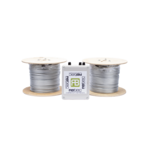 Kit de Cable Sensor Perimetral para Cerca Ciclonicas IRONCLAD / 610 METROS DE PROTECCION / 2 ZONAS; 305 METROS POR ZONA / Sin Falsas Alarmas por Viento / TODO Incluido/ TARJETA LPU400/ Calibración por Software