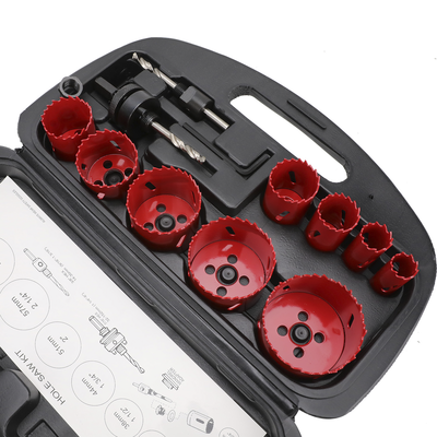 Juego de 13 Brocas Sierra Bimetálica con Adaptadores y Estuche. (3/4", 7/8", 1-1/8", 1-3/8", 1-1/2", 1-3/4", 2", 2-1/4", 2-1/2") - Image 3