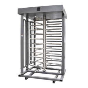 Torniquete Sencillo / Cuerpo Completo / Interior/Exterior / 100% Acero con Pintura Gris / EJE CENTRAL de Acero Inoxidable /Acabado de Lujo / Alto Tráfico