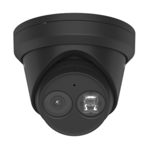 Turret IP 4 Megapixel / Color Negro / Lente 2.8 mm / 30 mts IR EXIR / Exterior IP67 / WDR 120 dB / PoE / Videoanaliticos (Filtro de Falsas Alarmas)  / Micrófono Integrado / Metal / MicroSD