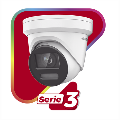 Turret IP 8 Megapixel / Imagen a color 24/7 / Lente 2.8 mm / Micrófono Integrado /Luz Blanca 40 mts / Exterior IP67 / Micrófono Integrado / WDR 130 dB / Entrada y salida de Audio y Alarma / Onvif / MicroSD - Image 2