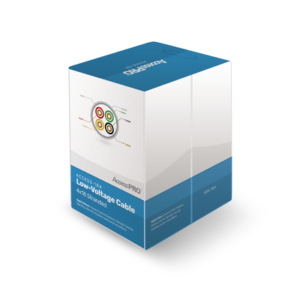 Bobina de 152 metros, 4x18 AWG, FRPVC, CM, para aplicaciones en control de acceso