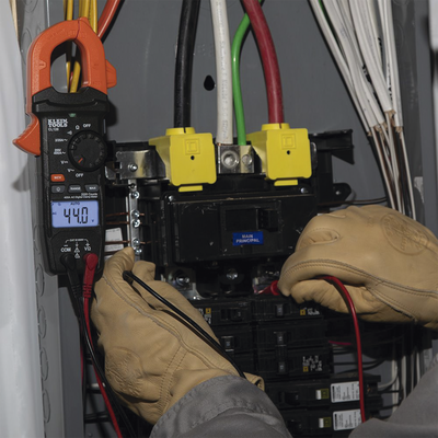 Kit de Amperímetro de Gancho (400A CA) con Probador de Fase y Divisor (para medir corriente sin cortar el cable). - Image 7