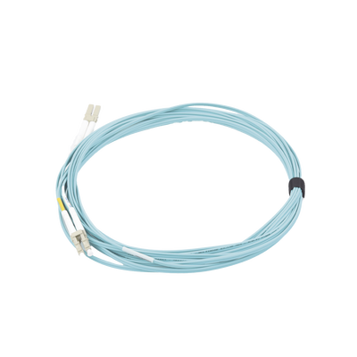 Jumper de Fibra Óptica Multimodo 50/125 XGLO OM3, LC-LC Duplex, OFNR, Color Aqua, 7 Metros - Image 4