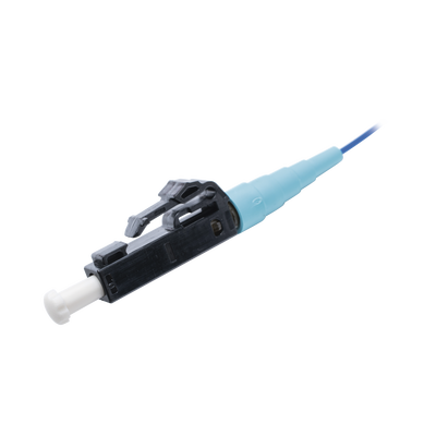 Pigtail de Fibra Óptica LC Simplex, Multimodo OM4 50/125, 900um, Color Aqua, 2 Metros - Image 2