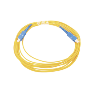Jumper de Fibra Óptica Monomodo SC/UPC - SC/UPC Simplex, color amarillo, 5 metros