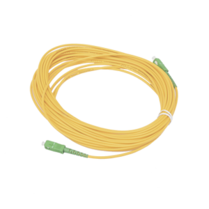 Jumper de Fibra Óptica Simplex, Monomodo, con Conectores SC/APC-SC/APC, 10 metros