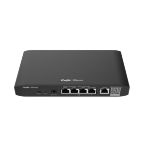 Router administrable cloud con POE+ 54w, 3 puertos LAN gigabit, 1 Puerto WAN gigabit y 1 puerto LAN/WAN gigabit configurable, hasta 100 clientes con desempeño de 600 Mbps asimétricos