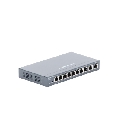 Router Balanceador PoE Cloud 10 puertos gigabit (8 puertos PoE), soporta 4x WAN configurables, hasta 200 clientes con desempeño de 600 Mbps asimétricos - Image 5