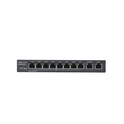 Router Balanceador PoE Cloud 10 puertos gigabit (8 puertos PoE), soporta 4x WAN configurables, hasta 200 clientes con desempeño de 600 Mbps asimétricos - Image 3