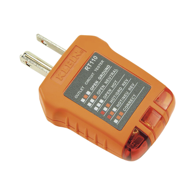 Probador de Tomacorrientes Estándar, con Secuencia de Luces para Indicar un Cableado Correcto/Incorrecto. - Image 2