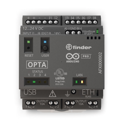 Arduino Opta Wifi / Ideal para desarrollos IOT, Industria 4.0, soporta múltiples lenguajes de programación, Ethernet,USB-C,RS-485,WI-FI,Bluetooth - Image 3