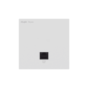 Punto de acceso Wi-Fi 6 para interior en pared, hasta 512 usuarios ideal para Hotelería, discreto incrustado en pared.