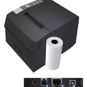 Miniprinter Térmica De Recibos Autocorte Usb Rj11 Rj45 De 80 Mm